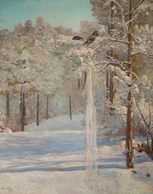 Sójka, 1892 olej na płótnie Muzeum Narodowe w Warszawie